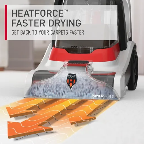 Miniatura 4 de Hoover PowerDash Pet + Máquina limpiadora compacta de alfombras, FH50704V + solución de limpieza diaria de alfombras de 64 onzas, champú de limpieza