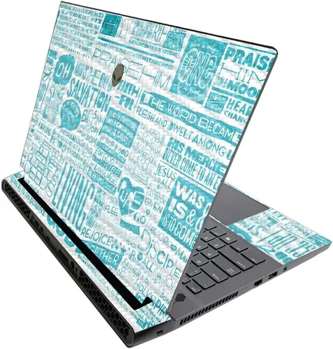 Miniatura 181 de MightySkins - Skin brillante con purpurina para Alienware M17 R3 (2020) y M17 R4 (2021) - Diversión de los años 90 Acabado duradero con purpurina