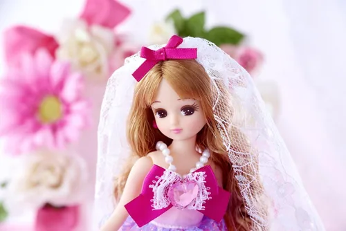 Miniatura 3 de TAKARA TOMY Rika-chan Muñeca LD-05 Sparkling Wedding