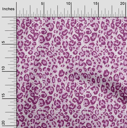 Miniatura 5 de oneOone Tela de algodón flexible marrón piel animal material de costura tela impresión por yarda 40 pulgadas ancho-42C