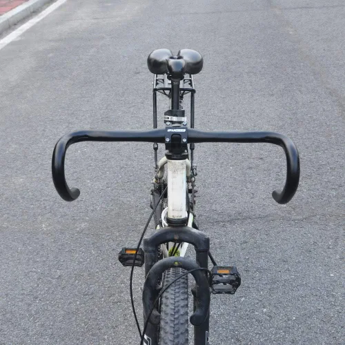 Miniatura 5 de Upanbike Bicicleta de Carretera de Engranaje Fijo, Manillar Curvo de Aleación de Aluminio, Barra de 31,8mm de Diámetro y 420mm de Largo