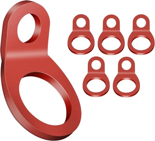 Miniatura 12 de Anclajes de anillos de correa de amarre, anclajes de ganchos de amarre, anillos de amarre de acero inoxidable con revestimiento en polvo negro