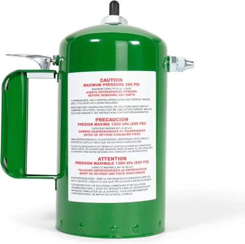 Miniatura 2 de SURE SHOT A1000G - Pulverizador sin aerosol de 1 cuarto de galón, pulverizador presurizado rellenable para aceite, solvente, desengrasantes