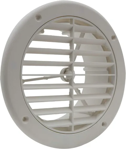 RecPro Ventilación lateral de ventilación de CA para caravana de 5 pulgadas | Filtro de carbón opcional | Blanco | Ventilación de CA para cámper (1