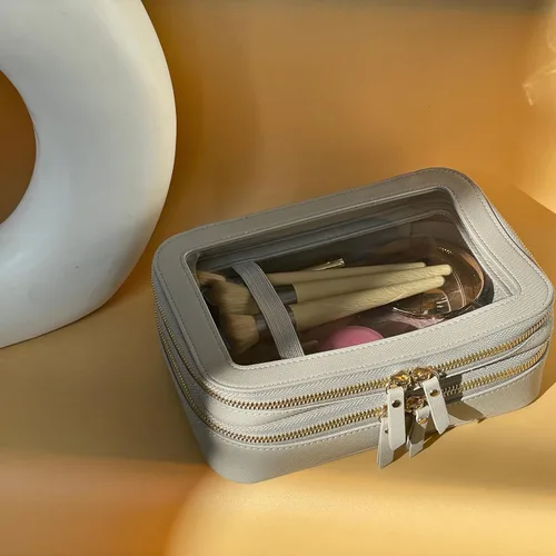 Miniatura 4 de JAZD Bolsa de cosméticos transparente para mujer