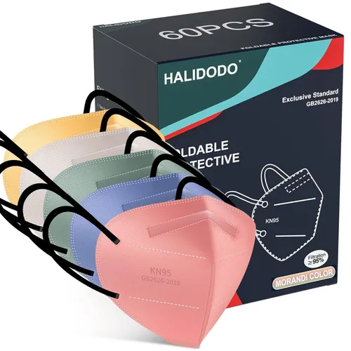Miniatura 9 de KN95 Mascarilla Facial, Mascarilla de Seguridad Cómoda y Transpirable de 5 Capas (Azul)