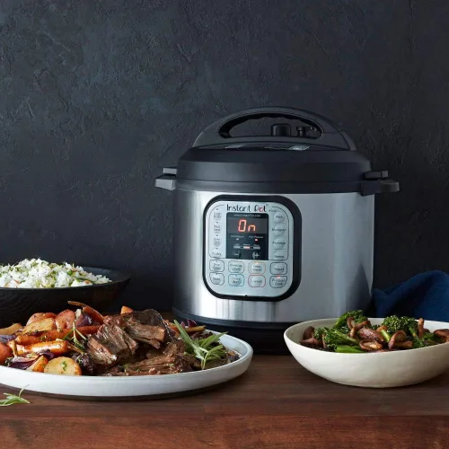 Instant Pot Duo - Olla eléctrica a presión 7 en 1, esterilizador, olla de cocción lenta, olla arrocera, vaporera, salteadora, yogur y calentador, 6