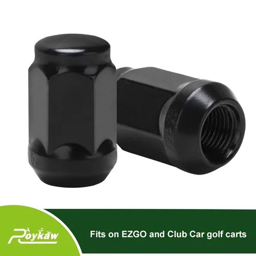 Miniatura 3 de Roykaw Tuercas de rueda de carrito de golf para EZGO y Club Car, tamaño 1/2''-20, 16 piezas