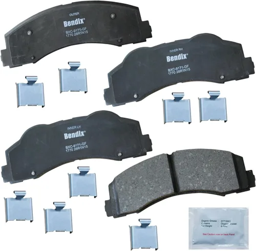 Miniatura 80 de Pastillas de freno delanteras cerámicas Bendix Priority1 CFC2302 para Hyundai Elantra 2021, Sonata 2022-2020, Kia K5 2023-2021