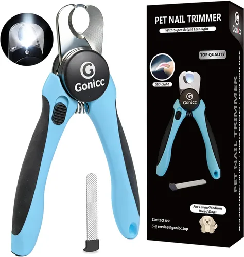 Miniatura 9 de Gonicc - Cortauñas y recortadora profesional para mascotas, ideal para gatos, perros pequeños y cualquier mascota pequeña. Tijeras afiladas