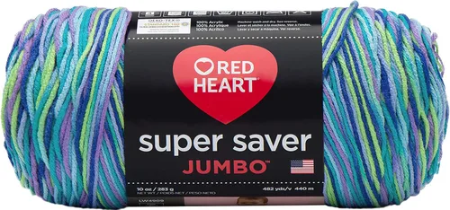 Miniatura 89 de Red Heart Super Saver Jumbo Ovillo de lana, Amatista