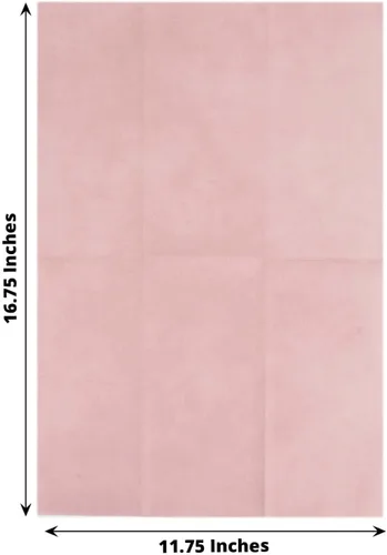 Miniatura 3 de Efavormart - Paquete de 20 servilletas de papel desechables Airlaid de 8.5 x 4 pulgadas, color rosa polvoriento, para bodas, fiestas y baño de Rosa