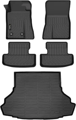 Miniatura 75 de Tapetes de piso para todo clima y forro de carga con respaldo para Chevrolet Suburban de 7 asientos 2021-2025 / GMC Yukon XL de 7 asientos