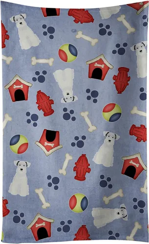 Miniatura 122 de Caroline's Treasures BB2654KTWL Dog House Collection Airedale - Toalla de cocina para invitados, toalla de baño decorativa para cara, té, paño