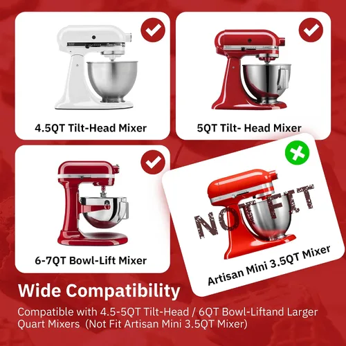 Miniatura 5 de KitchenAid - Accesorio para máquina de helados para batidora de pie, cuenco de helado compatible con batidoras de soporte de 4.5 cuartos de galón