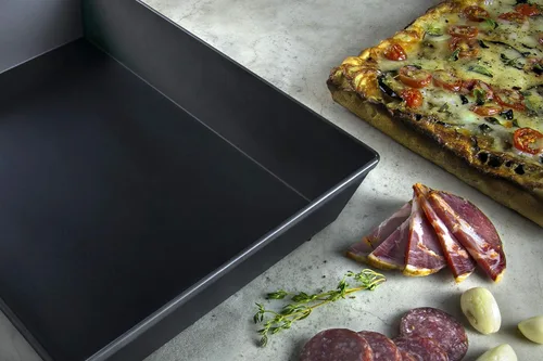 Miniatura 3 de Lloyd Pans Kitchenware Molde para pizza estilo Detroit de 8 pulgadas por 10 pulgadas - PSTK