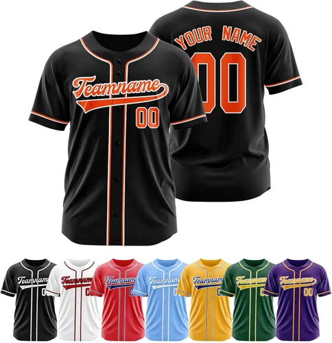 Miniatura 9 de Camiseta de béisbol personalizada, camisetas de béisbol con número de nombre personalizado, camisas de béisbol uniformes personalizadas