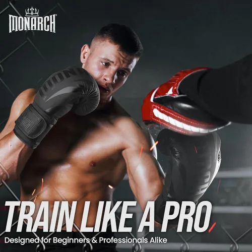 Miniatura 2 de Guantes de boxeo para hombres y mujeres con envolturas de mano para boxeo, Muay Thai, kickboxing, saco de boxeo, entrenamiento de entrenamiento