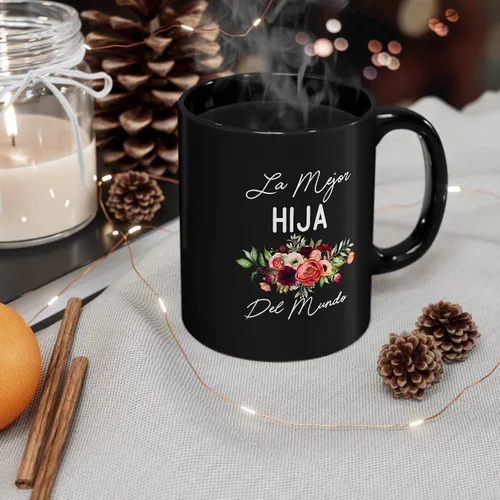 Miniatura 3 de Fantastic Gifts Taza La Mejor Hija Del Mundo, regalo para hija, taza de la mejor hija del mundo, regalo de cumpleaños, regalo para el día de la Madre