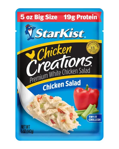 Miniatura 37 de StarKist Chicken Creations BOLD - Bolsa estilo búfalo (5 onzas, 12 unidades) Carne blanca totalmente cocida con alto contenido de proteínas, sin