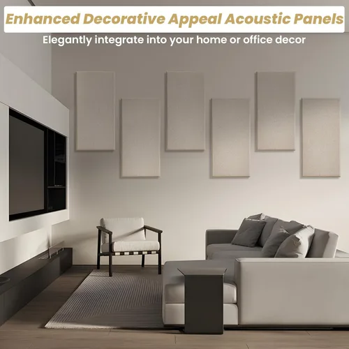 Miniatura 6 de 6 paneles acústicos, grandes paneles de pared insonorizados, paneles profesionales de fibra de vidrio que absorben el sonido, paneles de espuma a