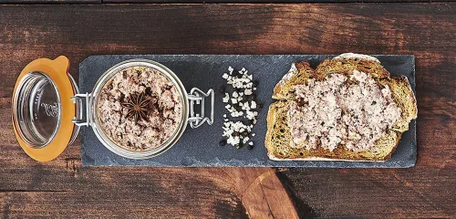 Miniatura 9 de Le Parfait Super Terrine - Tarro de vidrio francés de 16 onzas (paquete de 4) de 16.9 fl oz, sello de goma hermético y tapa de vidrio, tarros