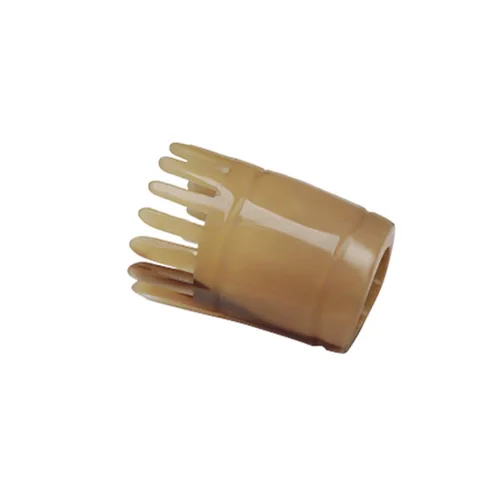 Miniatura 2 de ARTIBETTER Natural Ox - Peine de pelo de cuerno de buey para masaje, peine de limpieza del cuero cabelludo, masajeador de cabeza (mango corto)
