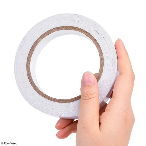 Miniatura 2 de Cinta adhesiva de doble cara de alta calidad – Ancho: 0.787 in – Longitud: 27 yardas (82.0 ft) – Para artes y manualidades, bricolaje y oficina