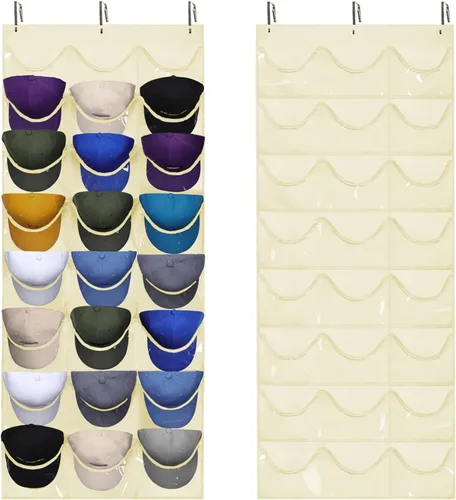 Miniatura 9 de Dofilachy Perchero para sombreros – Organizador de sombreros – Percheros para gorras de béisbol, soporte visible para sombreros – Estante de béisbol