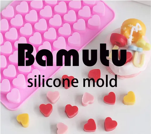Miniatura 4 de Molde de silicona en forma de corazón para derretir cera, 2 unidades de 55 cavidades de corazón de San Valentín, molde de silicona para chocolate