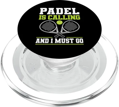 Miniatura 7 de Padel is Calling y I Must Go Paleta de pádel PopSockets Adhesivo PopGrip