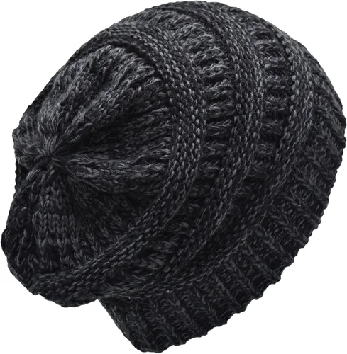 Miniatura 311 de C.C Trendy Warm Chunky Soft Stretch Cable Knit Beanie