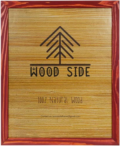 Miniatura 23 de Portarretratos tamaño póster de madera rústica Madera sólida natural ecológica ara montaje en pared con acabado rústico Gris antracita