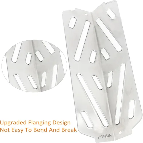 Miniatura 4 de HONSIN Piezas de recambio Weber 66040 66685, del deflector de calor del acero inoxidable para Weber Genesis II 300 Series II E-310, II E-315, II