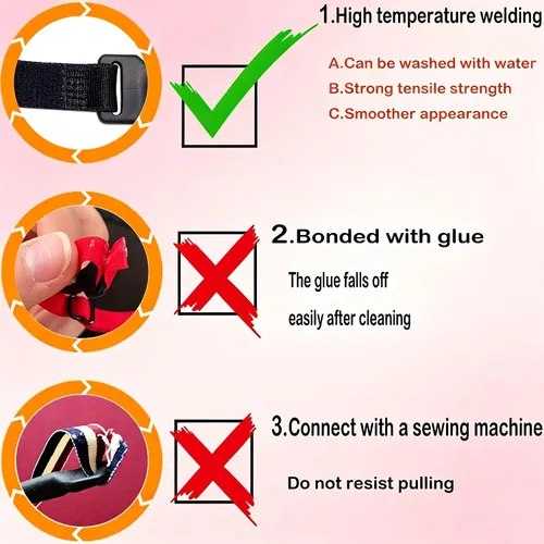 Miniatura 3 de KSACLE Correa ajustable para lentes, paquete de 4 correas para anteojos sin cola, retenedor de cuerda de ajuste universal, lentes de sol deportivos