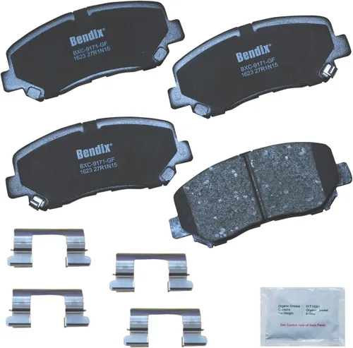 Miniatura 27 de Pastillas de freno delanteras cerámicas Bendix Priority1 CFC2302 para Hyundai Elantra 2021, Sonata 2022-2020, Kia K5 2023-2021