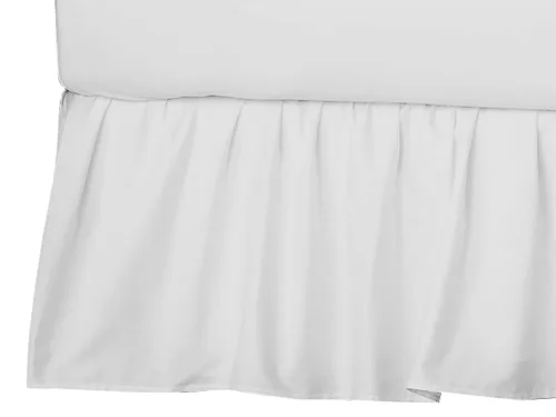 Miniatura 7 de American Baby Company Mini falda para cuna (24 x 38 pulgadas), falda de cama de microfibra ultra suave con volantes, azul, para niños y niñas