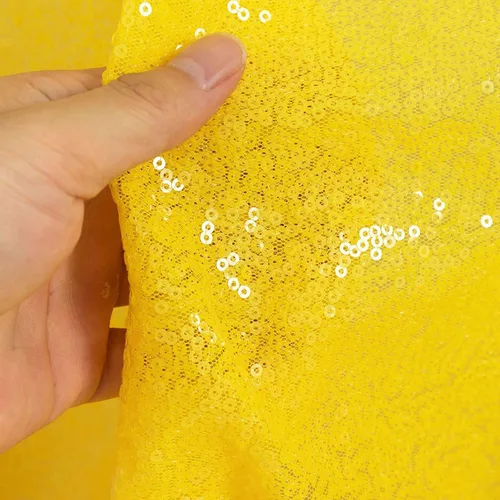 Miniatura 30 de Partisout Tela de lentejuelas por el patio - Tela de 3mm brillante para manualidades DIY, disfraces y decoración de fiesta Material de brillo, 3
