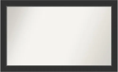 Miniatura 410 de Amanti Art Espejo personalizado, espejo de baño negro Astor, espejo de pared o espejo de tocador de baño sobre el fregadero (25 x 25 pulgadas)