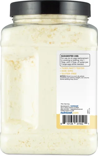 Miniatura 4 de Nutricost Pantry - Proteína en polvo de clara de huevo orgánica (1 libra), sin OMG, sin gluten