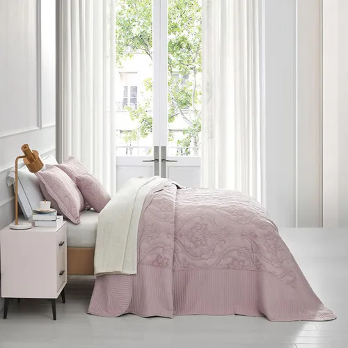 Miniatura 3 de CHIXIN Juego de colcha de gran tamaño tamaño King – Funda de cama ligera – Hermosas costuras – Colcha reversible de 4 piezas – Hermoso