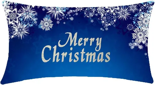 Miniatura 8 de ITFRO Juego de 2 fundas de almohada de algodón y lino, decoración de Navidad, decoración de pinos, árboles de pino, plantas del bosque, funda