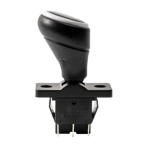 Miniatura 6 de 2 piezas 6 V 12 V weelye niños parachoques coche Joystick piezas de repuesto hacia adelante interruptor de marcha atrás joystick, rotación del coche