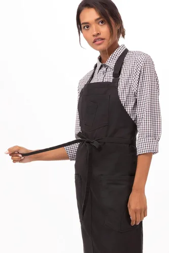 Miniatura 5 de Chef Works Unisex Rockford Bib Apron, Nutmeg, One