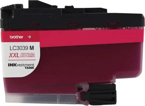 Miniatura 8 de Brother Genuine LC3039M, paquete único de cartucho de tinta INKvestment de tanque ultra alto rendimiento magenta, rendimiento de página de hasta