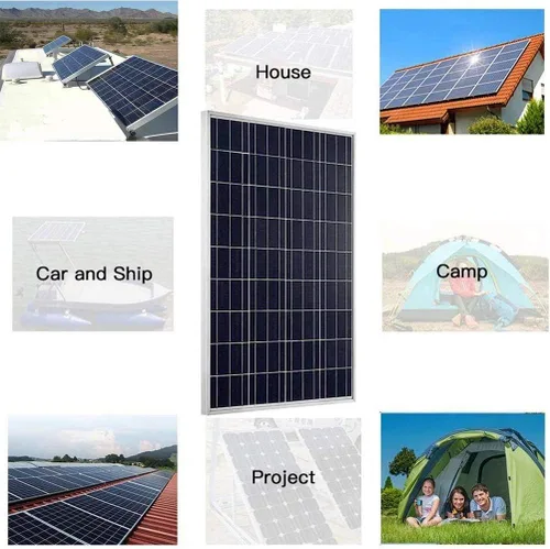 Miniatura 8 de Sistema de energía solar eólica de 600 vatios (kit de sistema híbrido): 1 generador de viento de 12 V/24 V 400 W + 2 paneles solares policristalinos