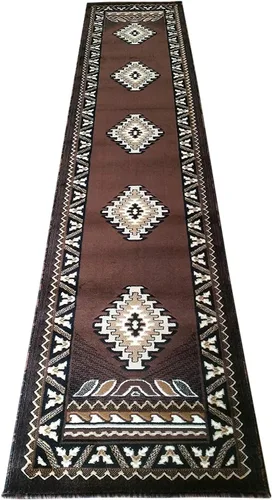 Miniatura 72 de Kingdom South West - Alfombra ovalada de nativos americanos, diseño bereber beige, D143 (3 pies x 4 pies 7 pulgadas, ovalada)