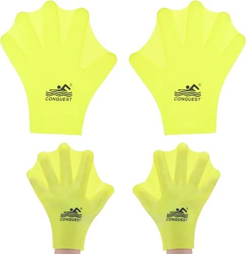 Miniatura 8 de M METERXITY Guantes de natación de silicona, guantes de natación con malla tipo rana de dedo, guantes de entrenamiento de natación, resistencia al