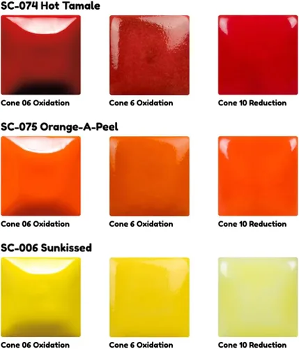 Miniatura 3 de Mayco Stroke & Coat Wonderglazes - Juego de 12 colores #1, 12 pintas, esmalte de cerámica líquida de fuego bajo/medio alto (SC) para arcilla