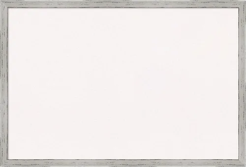 Miniatura 36 de Amanti Art Tablero de corcho blanco para pared (32 x 24) con marco de madera blanco blanco y blanco, tablero de corcho mediano para oficina, tablero